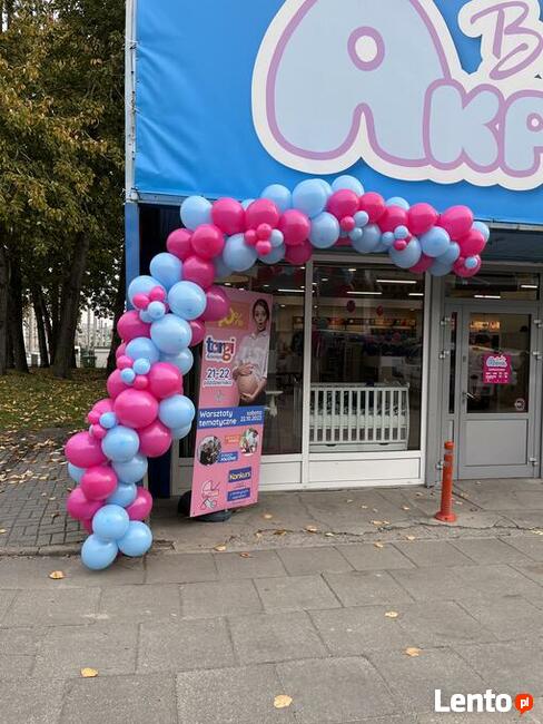 Kolumny balonowe, girlandy organiczne Gdynia, Gdańsk, Sopot