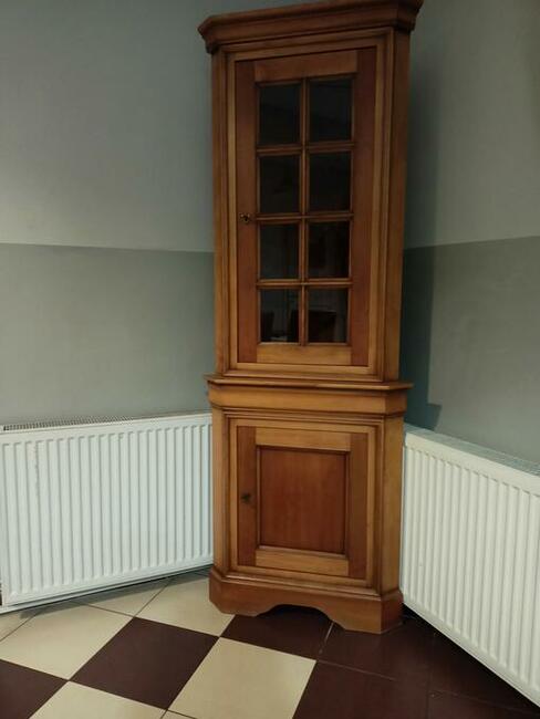 Narożna Witryna Drewniana Stan BDB Wysokość 200 cm