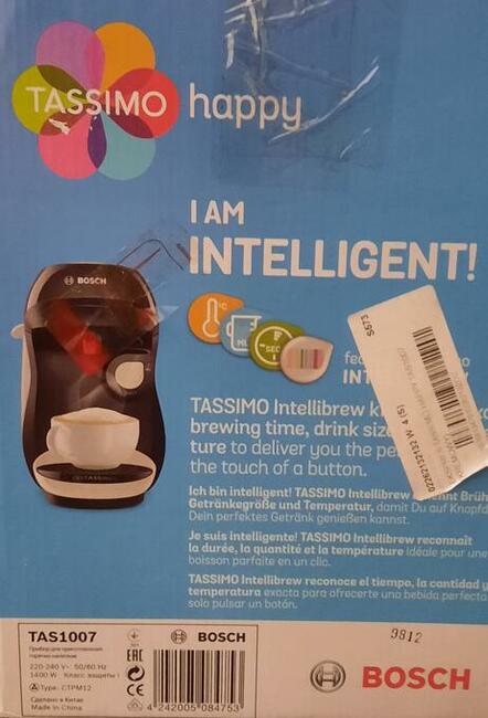 Ekspres kapsułkowy Bosch Tassimo - czerwony