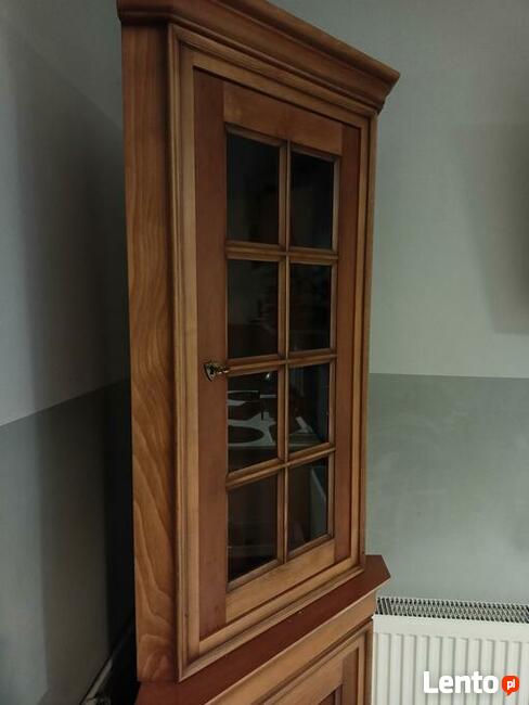 Narożna Witryna Drewniana Stan BDB Wysokość 200 cm