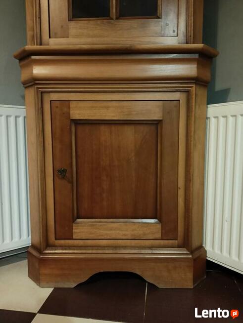 Narożna Witryna Drewniana Stan BDB Wysokość 200 cm