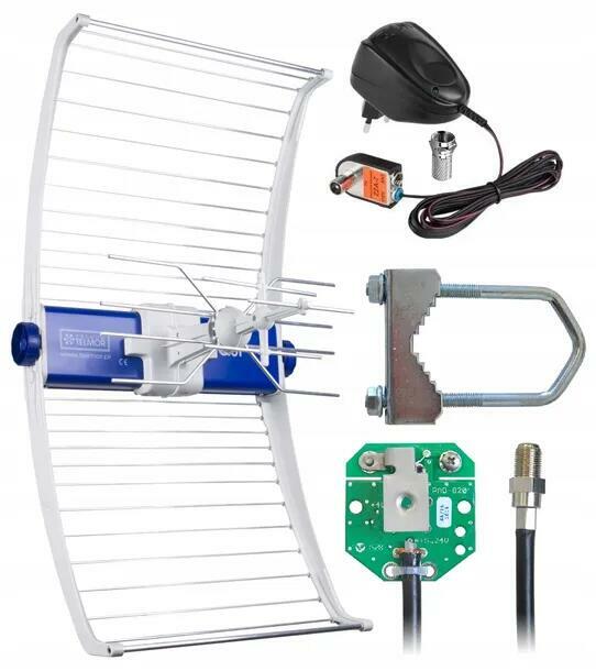 Wtyki telewizyjne satelitarne rozdzielacze wzmacniacze Telew