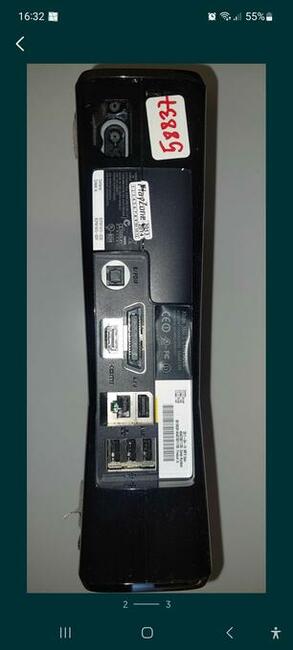 Konsola xbox 360 , kinect , bez padów. Uszkodzona