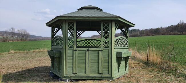 Altana altany ogrodowe sześciokątne altanypajak.pl