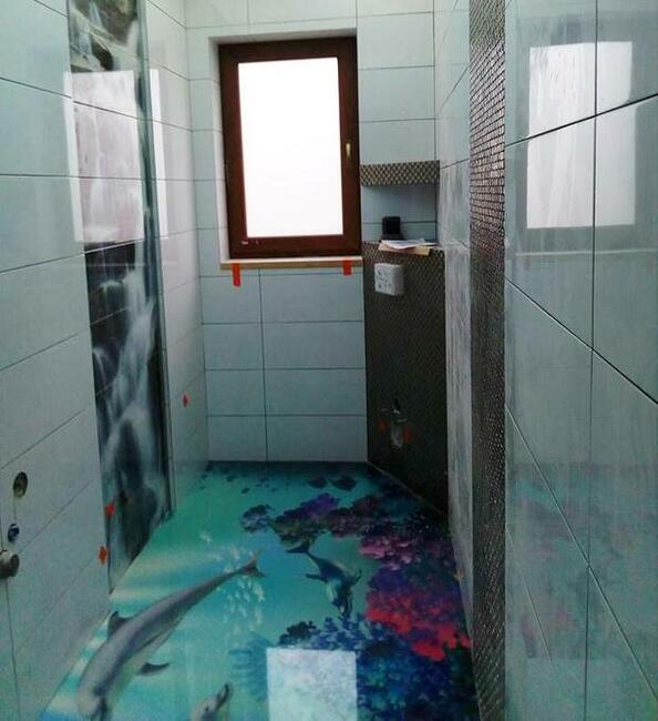 Posadzki żywiczne, kolorowe, z efektem 3d