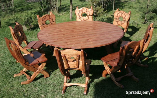 ORYGINALNE drewniane meble ARTstyle, do ogrodu