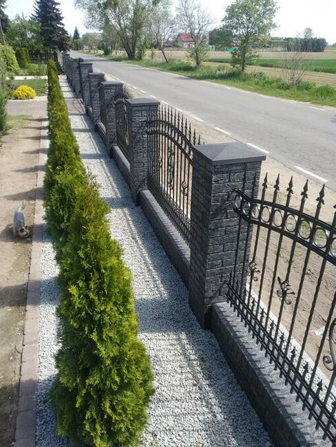 Tanie ogrodzenia i bramy betonowe i klinkierowe Konin Kalisz