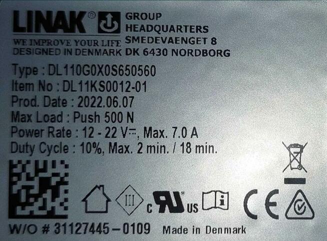 Nowe nogi elektryczne do biurka IKEA IDASEN (003.207.23)