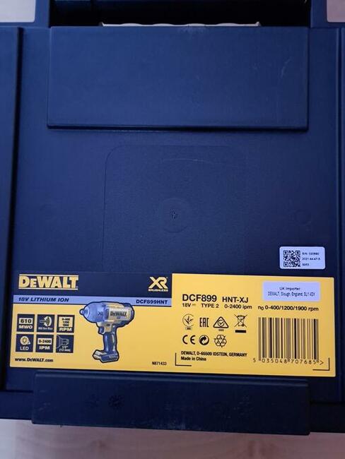Klucz Udarowy DeWalt DCF899HNT 1/2 cala 950Nm 18V XR