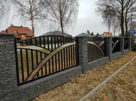 Tanie ogrodzenia i bramy betonowe i klinkierowe Konin Kalisz