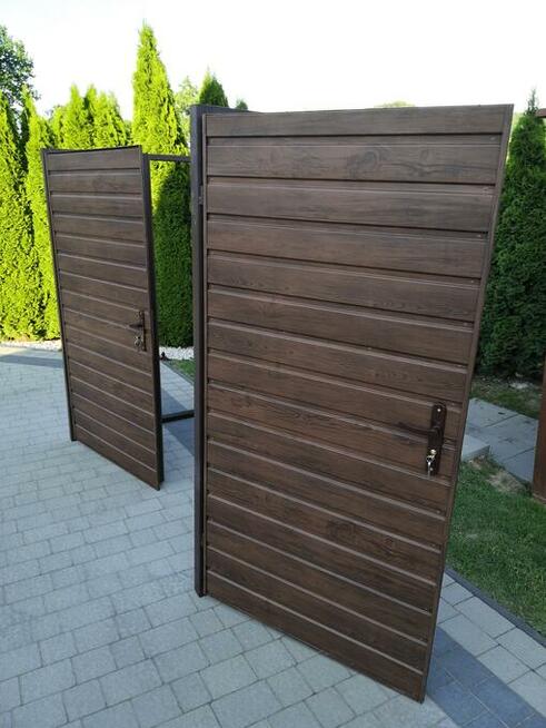 Drzwi ocieplane stalowe do piwnicy na wymiar / gospodarcze