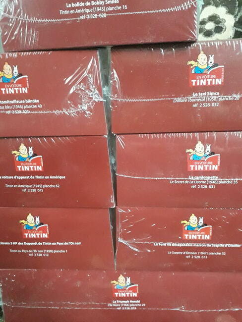 kolekcja samochodów Tintin