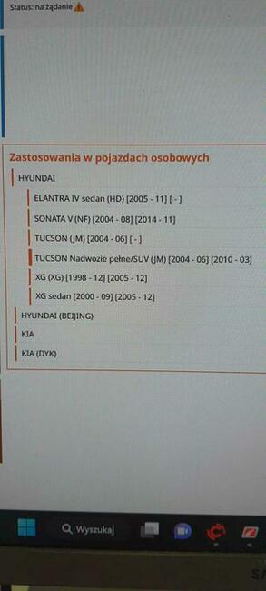 Tarcze hamulcowe KIA