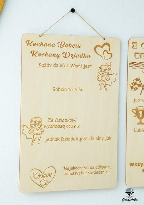 Tabliczka Na Słodycze Prezent dla BABCI I DZIADKA