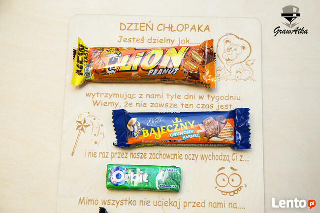Tabliczka Na Słodycze Prezent Z OKAZJI URODZIN