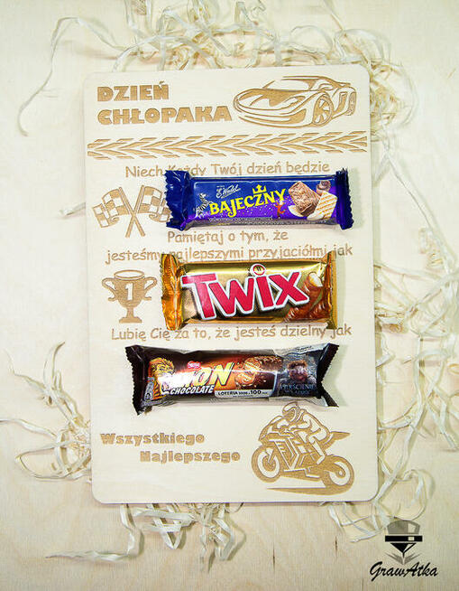Tabliczka Na Słodycze Prezent na DZIEŃ CHŁOPAKA