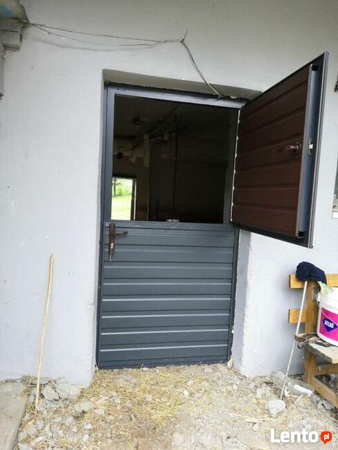 Drzwi ocieplane stalowe do piwnicy na wymiar / gospodarcze