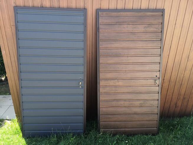 Drzwi ocieplane stalowe do piwnicy na wymiar / gospodarcze