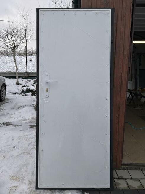 Drzwi ocieplane stalowe do piwnicy na wymiar / gospodarcze