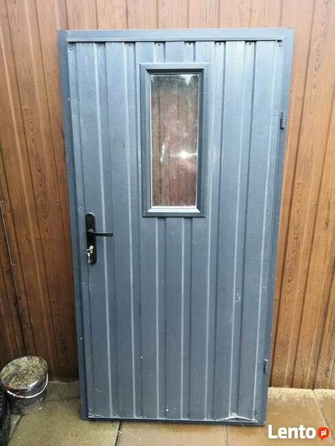 Drzwi ocieplane stalowe do piwnicy na wymiar / gospodarcze