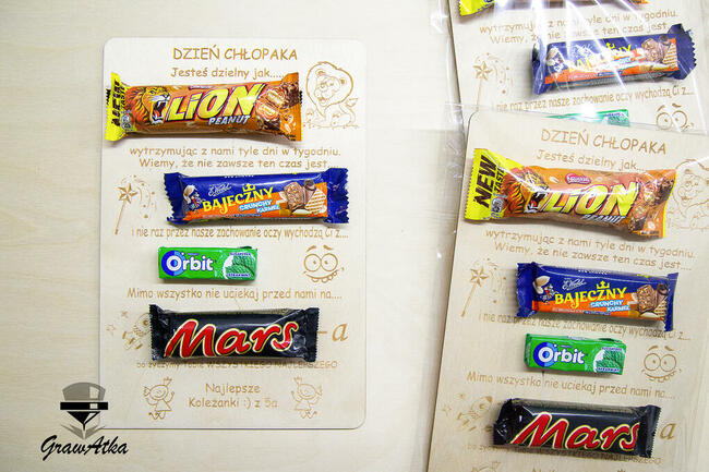 Tabliczka Na Słodycze Prezent DYPLOM NAUCZYCIELA