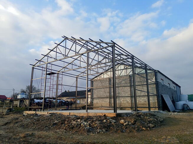 Konstrukcje stalowe, hale, wiaty, garaże, wylewki betonowe