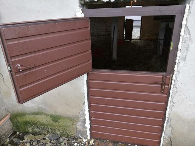 Drzwi ocieplane stalowe do piwnicy na wymiar / gospodarcze