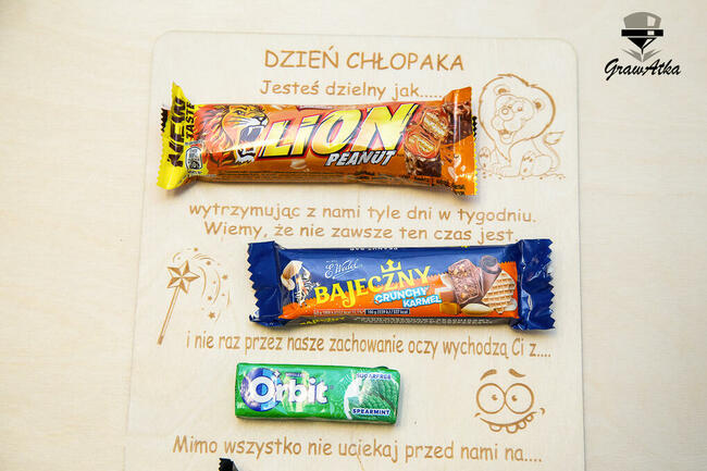 Tabliczka Na Słodycze Prezent dla BABCI I DZIADKA