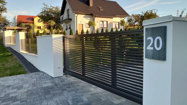 Ogrodzenia aluminiowe, bramy, furtki, przęsła, automatyka