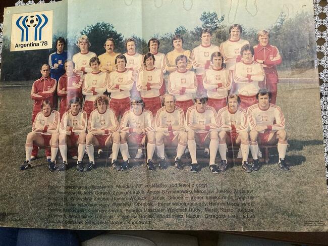 Plakat reprezentacji polskiej Mundial 1978