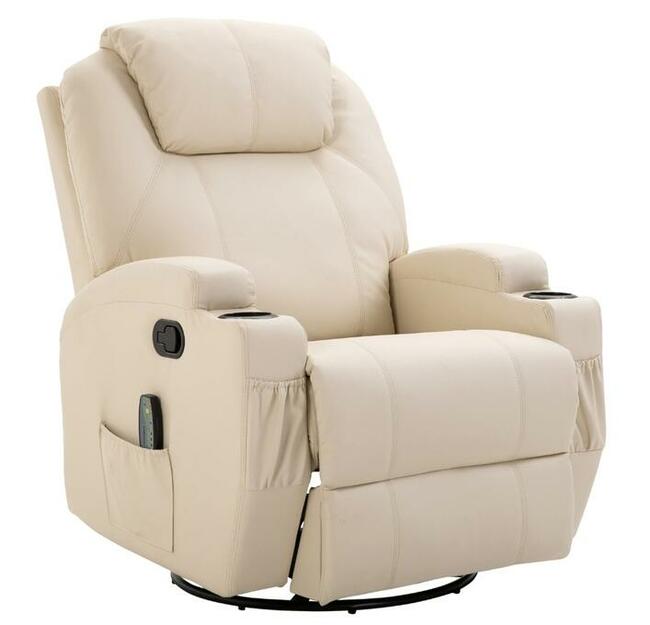 Fotel z masażem z funkcją ogrzewania