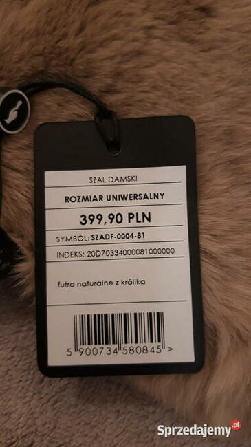 Szal futrzany firmy Ochnik nowy