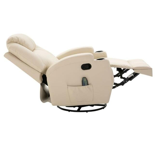 Fotel z masażem z funkcją ogrzewania