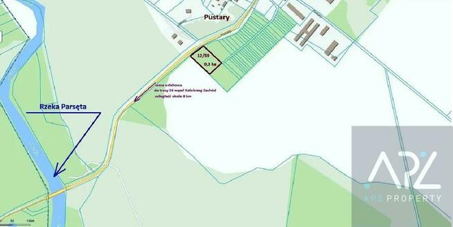 Działka budowlana Pustary gm. Dygowo