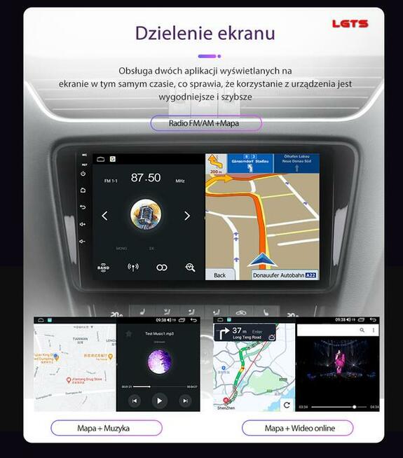 Android Radio Audi A4 B6/B7, A8 D2, SEAT EXEO