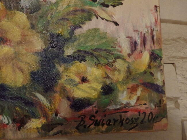Obraz olejny KWIATUSZKI