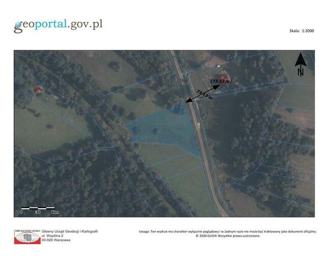 Działka z WZ 61 ar Uherce Mineralne Bieszczady