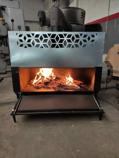 NG50kw Nadmuchowy Piec na drzewo, kloce, palety do 90cm!