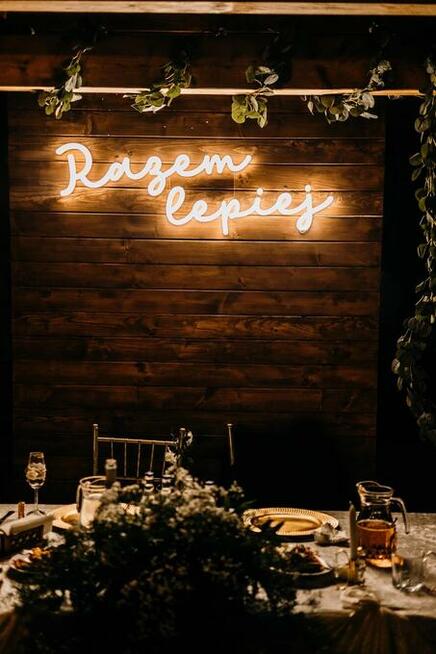 Fotobudka LOVE MIŁOŚĆ Garbus wesele ślub