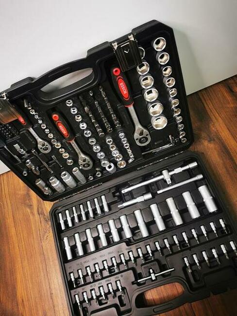 nowe zestawy kluczy 172 el. nasadowe boxer walizka bx011s