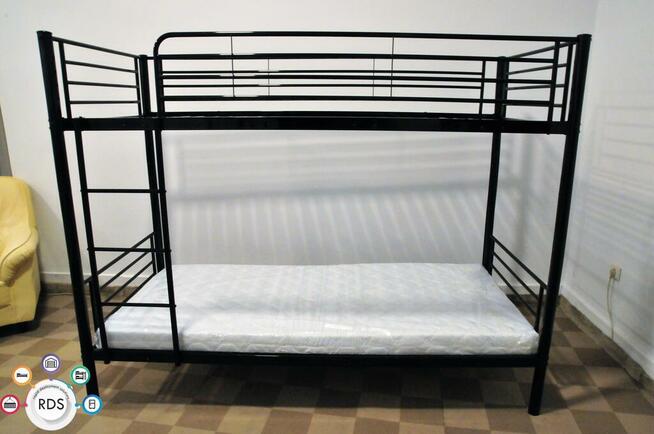 NOWE Łóżko piętrowe Łóżka metalowe wojskowe hostelowe D1