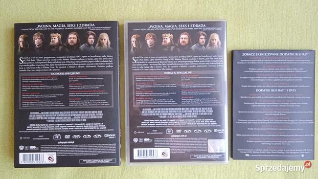 Gra o Tron sezon 1 DVD pięć płyt