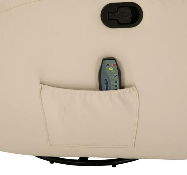 Fotel z masażem z funkcją ogrzewania