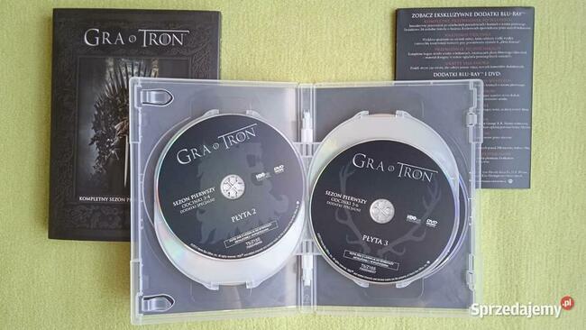 Gra o Tron sezon 1 DVD pięć płyt