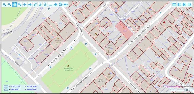 Działka budowlana na Starym Mieście w Ostrołęce (woj. Mazow)