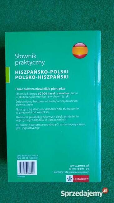 Słownik hiszpańsko polski, polsko hiszpański