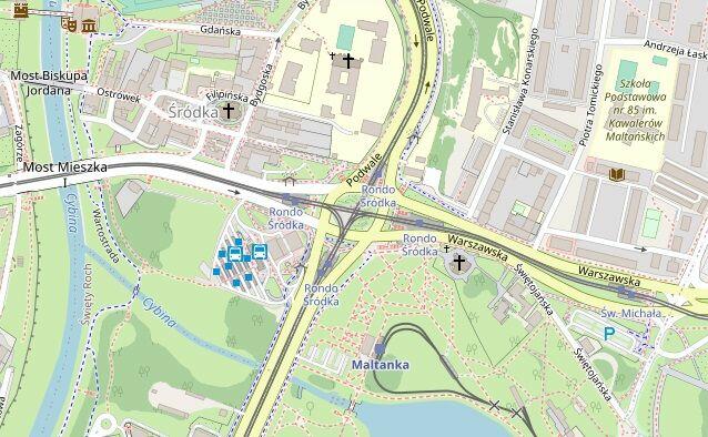 Działka budowlana Poznań, Rondo Śródka