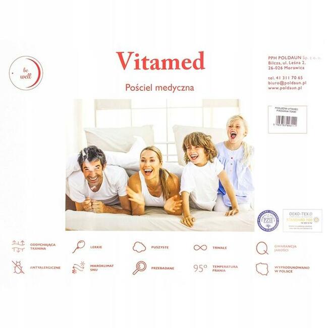 poduszka jasiek 40x40 medyczna dla dziecka antyalergiczna