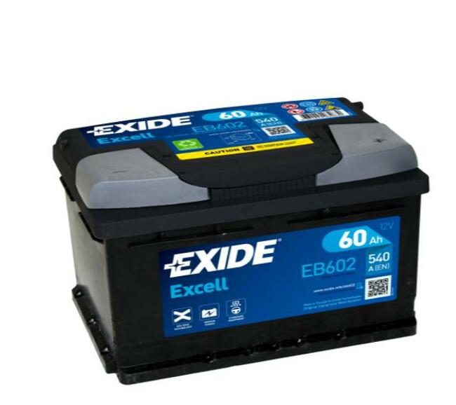 Akumulator Exide Excell 60Ah 540A PRAWY PLUS GDYNIA