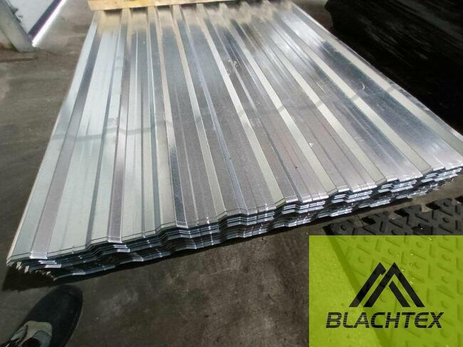 Blacha Ocynkowana 2 gatunek trapez na dach wiatę Klęczany